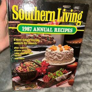 Southern Living 1987 Annual Recipes, Hardcover, Cookbook, Every Recipe from 1987